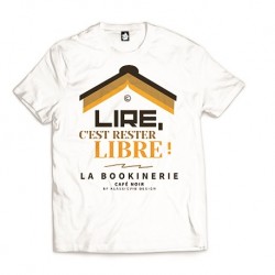 Tee-Shirt Homme " LIRE, C'EST RESTER LIBRE ! "
