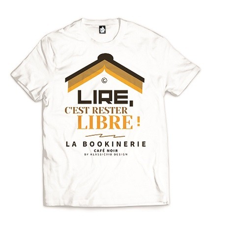 Tee-shirt homme classique "Lire, c'est rester libre !" by klassicvib